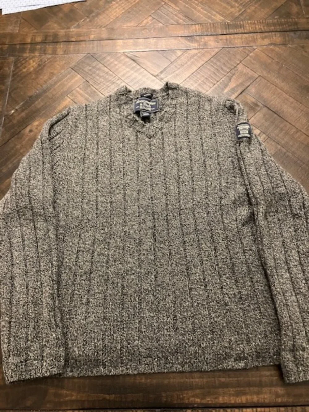 Abercrombie Wool Men Ribbed Sweater - Picture 3 of 4